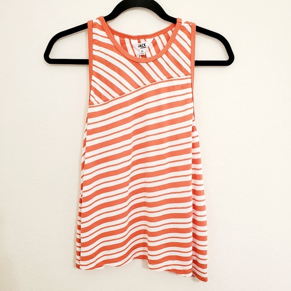 JACK by BB Dakota•orange/wh striped•NWT•Med. - Picture 6 of 10